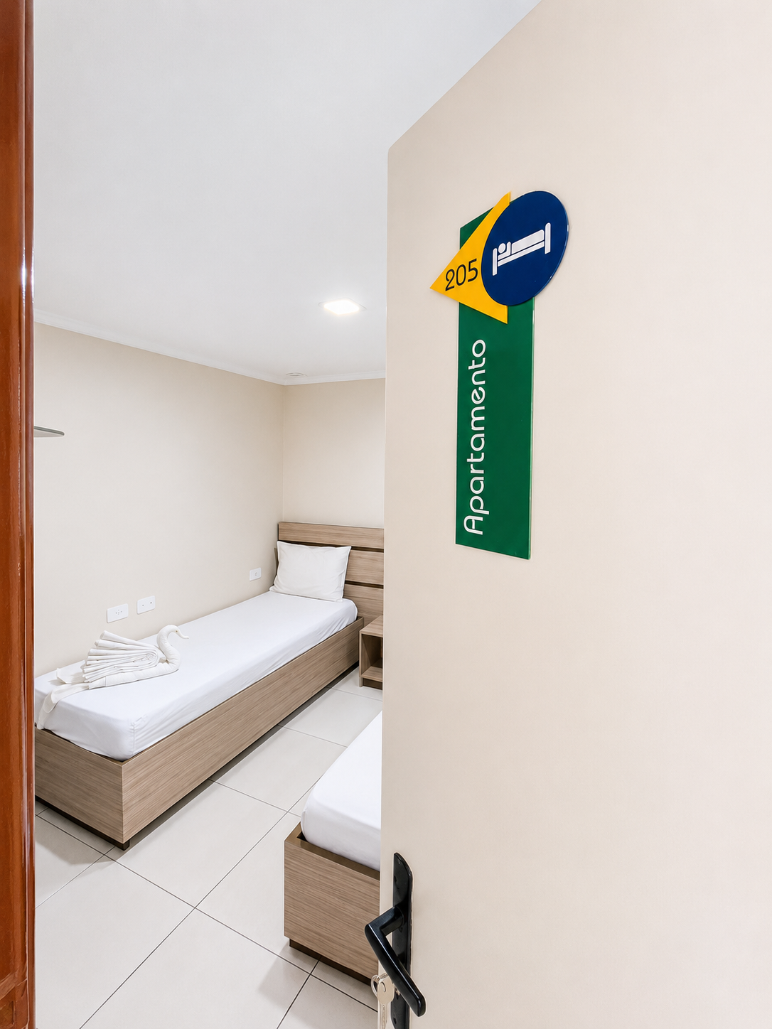 Entrada do quarto duplo